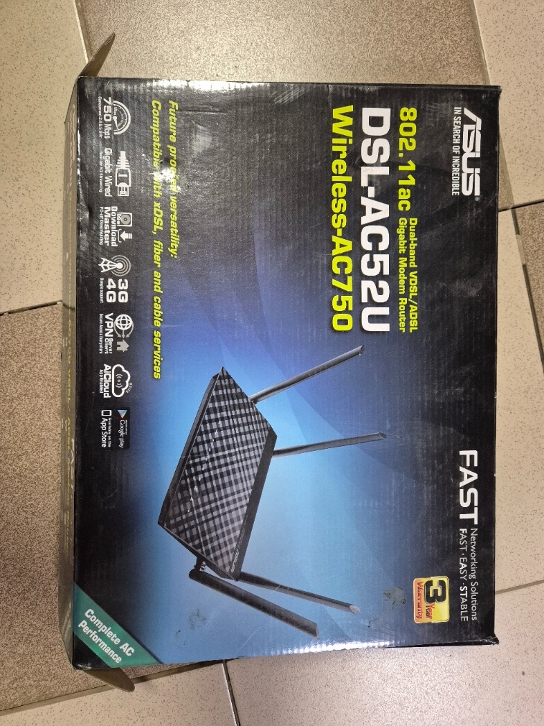 Predám DSL router ASUS AC750