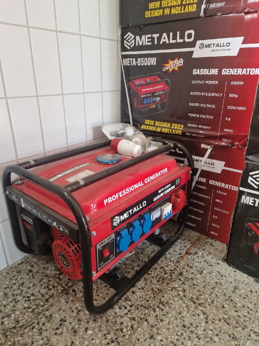 Nová elektrocentrála metallo 2500w