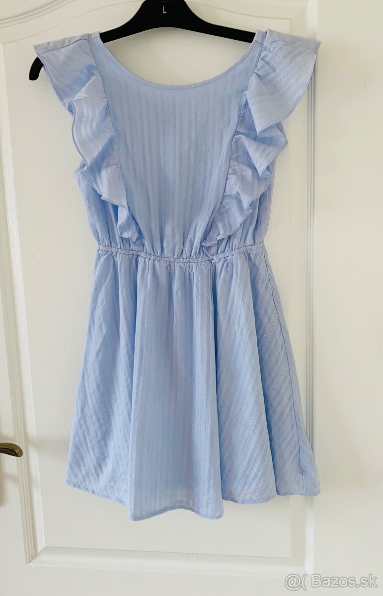 Shein bledomodre saty velkost S