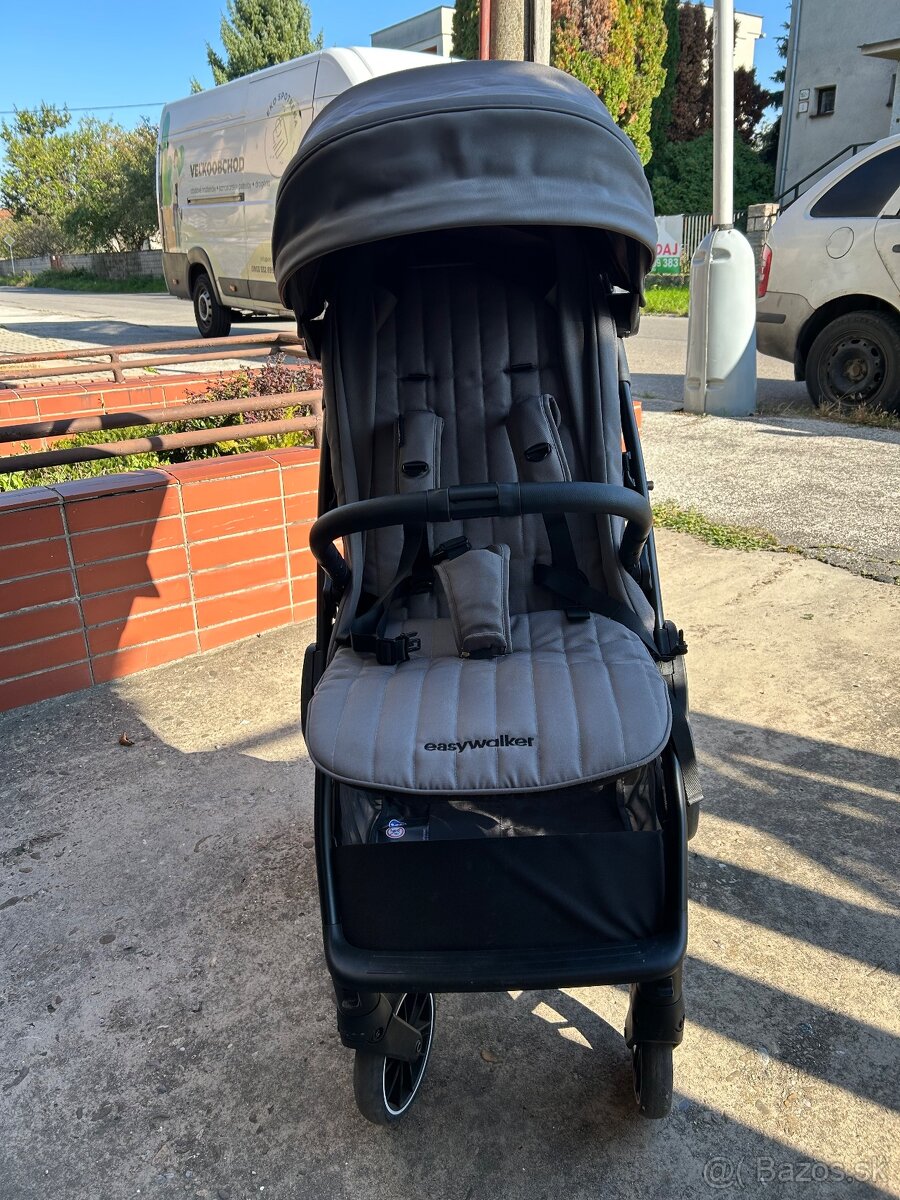 Easywalker Jackey2 XL Športový kočík Pebble Grey 2024