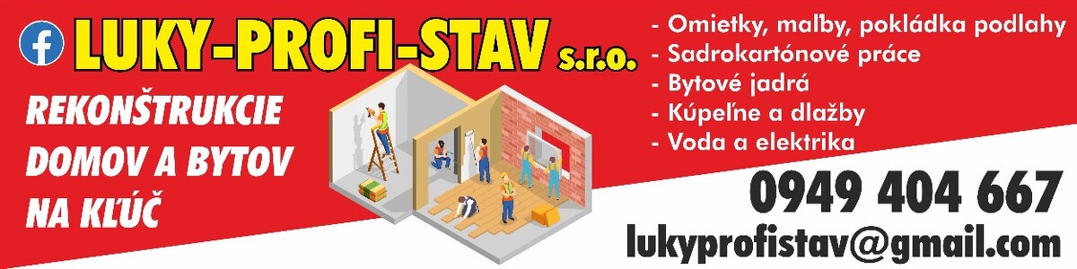 Kúpeľne  Obklady  Rekonštrukcie