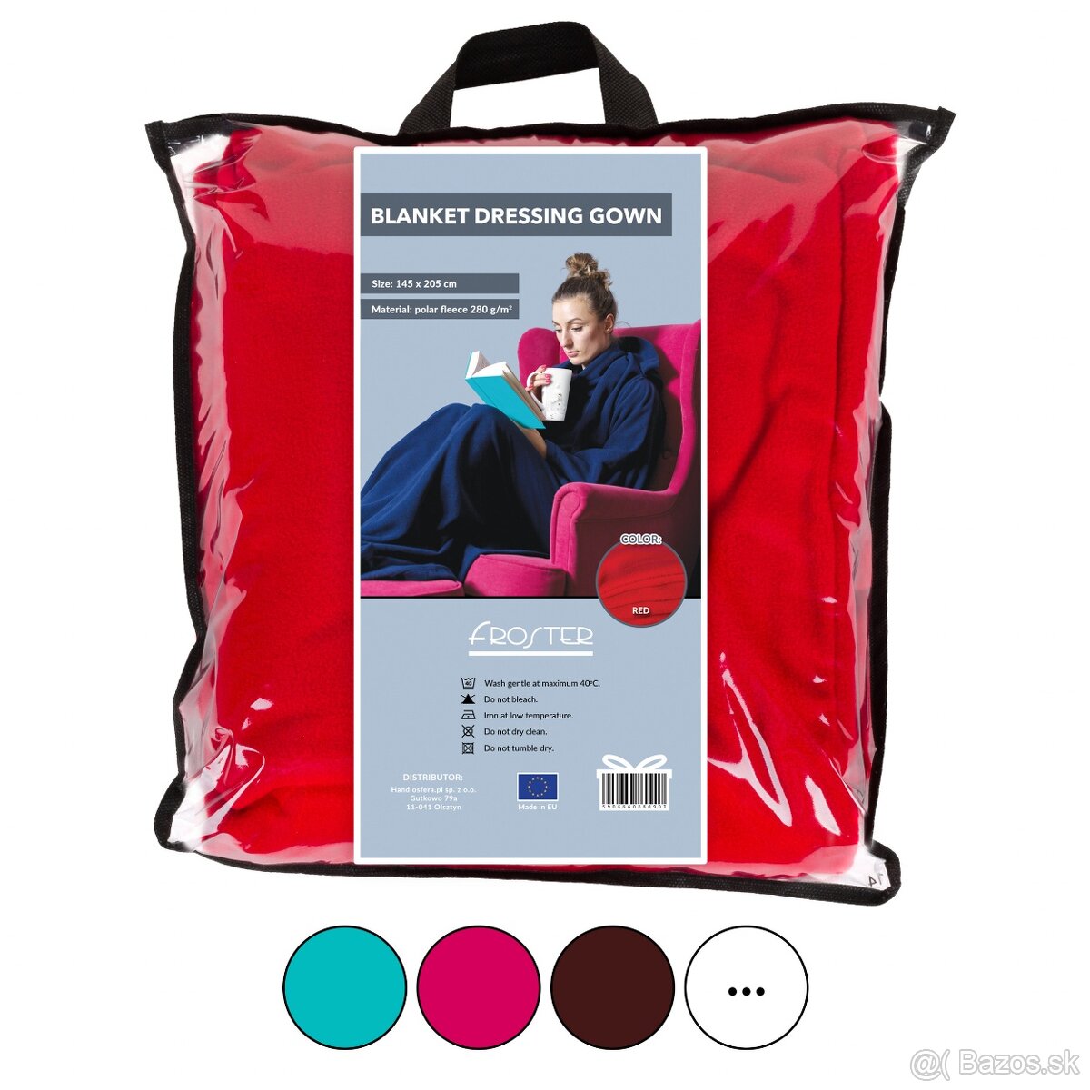 Deka Župan s rukávmi fleece Froster
