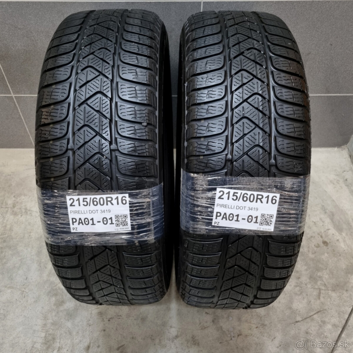 Zimné pneumatiky 215/60 R16 PIRELLI
