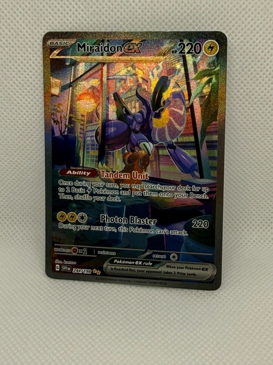 Pokémon karta Miraidon ex 244/198 – EX – ORIGINÁL