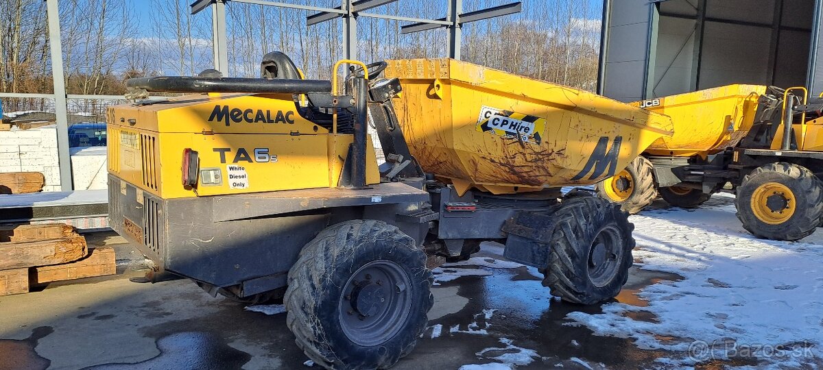Kolový dumper/dempr Mecalac TA6S, r.v. 2018, 1820 motohodin