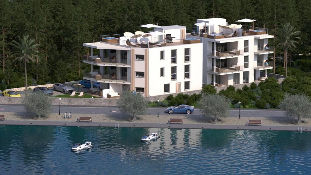 CHORVÁTSKO - Nové apartmány 3 m od mora (3i) - ostrov VIR, Z