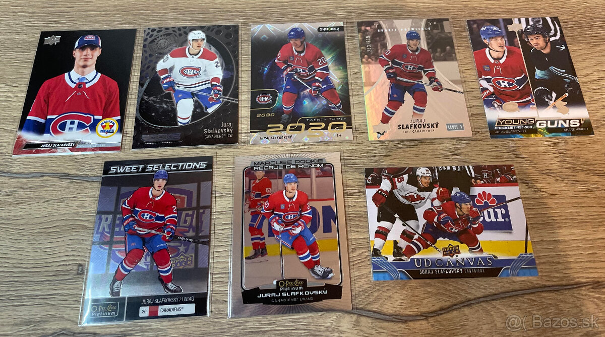 hokejové kartičky - Slafkovský