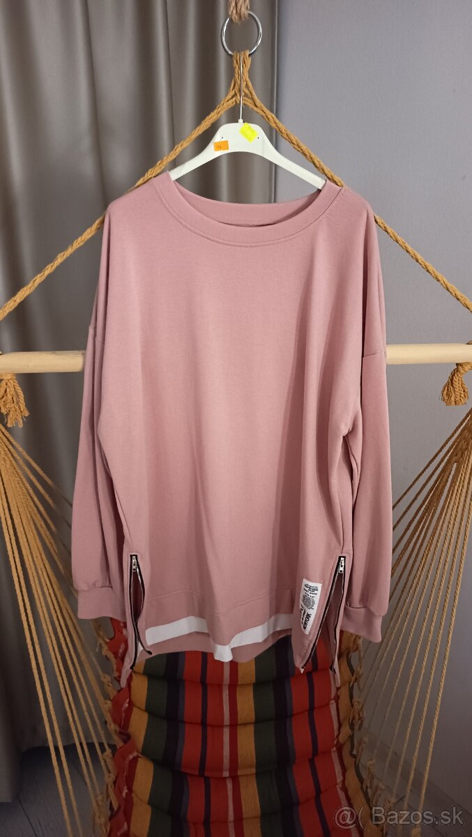 Dámska mikina ružová nová XXL