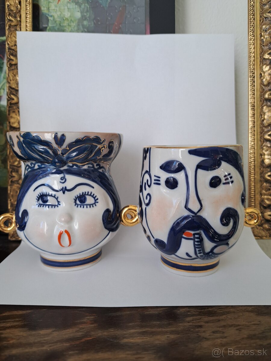 Karas a Odarka Porcelán ZSSR Korosten