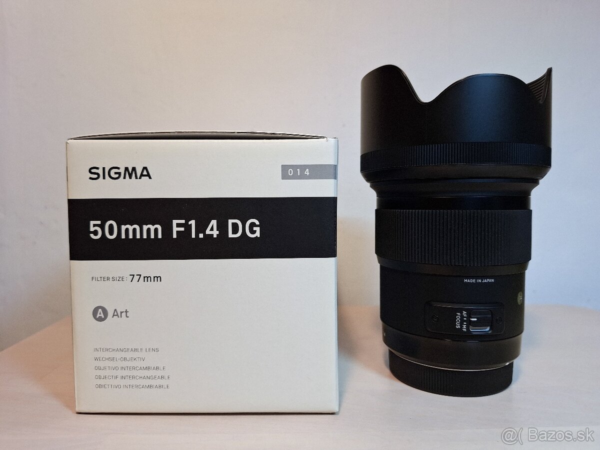 SIGMA 50mm f/1,4 DG HSM ART Canon