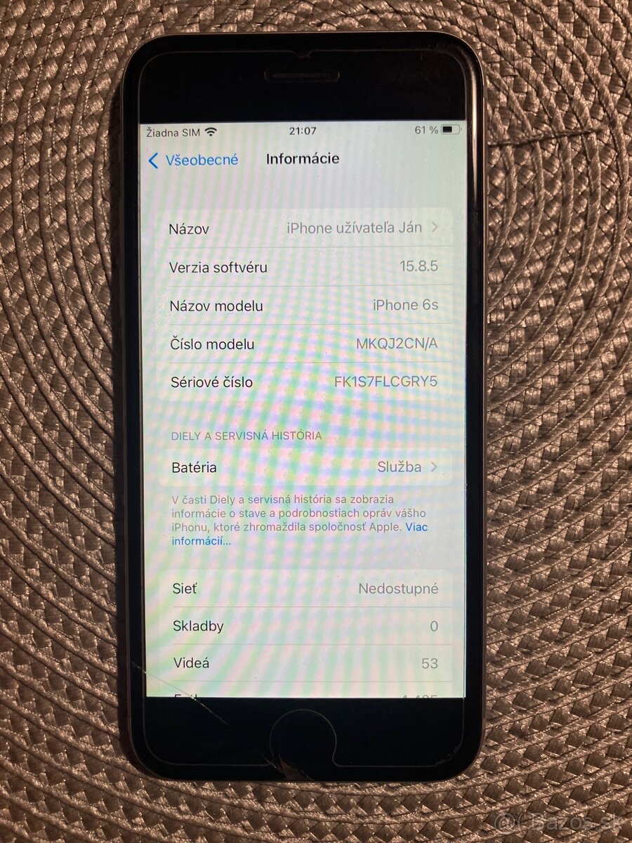 Predám iPhone 6s 64GB