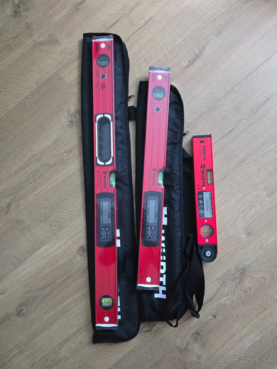 Wurth digitálna vodováha uhlomer nové