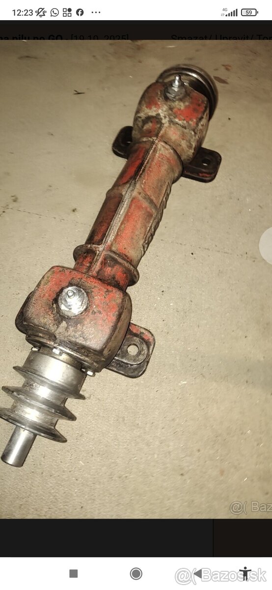 Hřídel na pilu po go