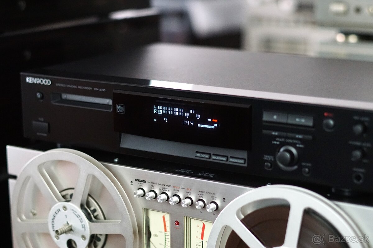 KENWOOD MD 3090 minidisc včetně DO a 4 nových MD disků