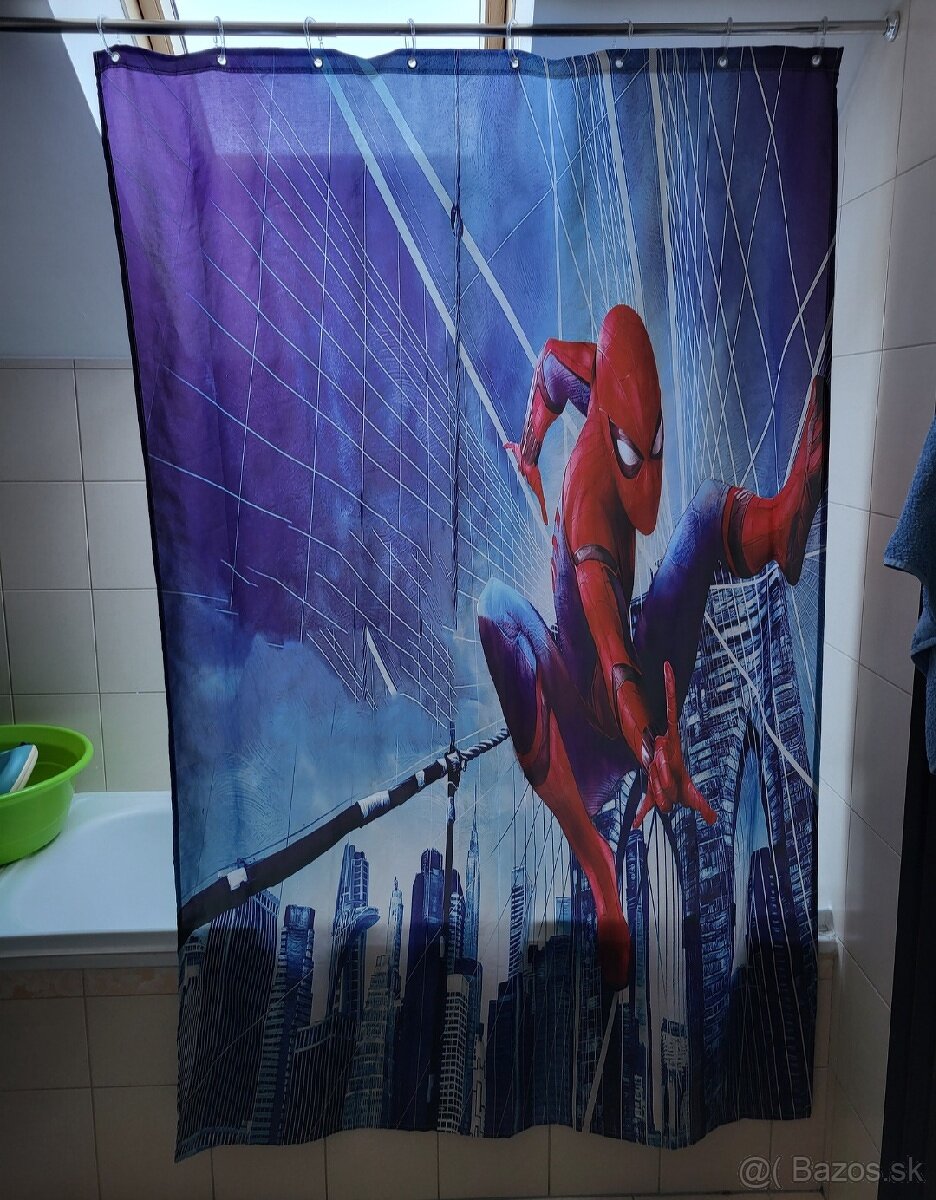 Spiderman sprchovy zaves
