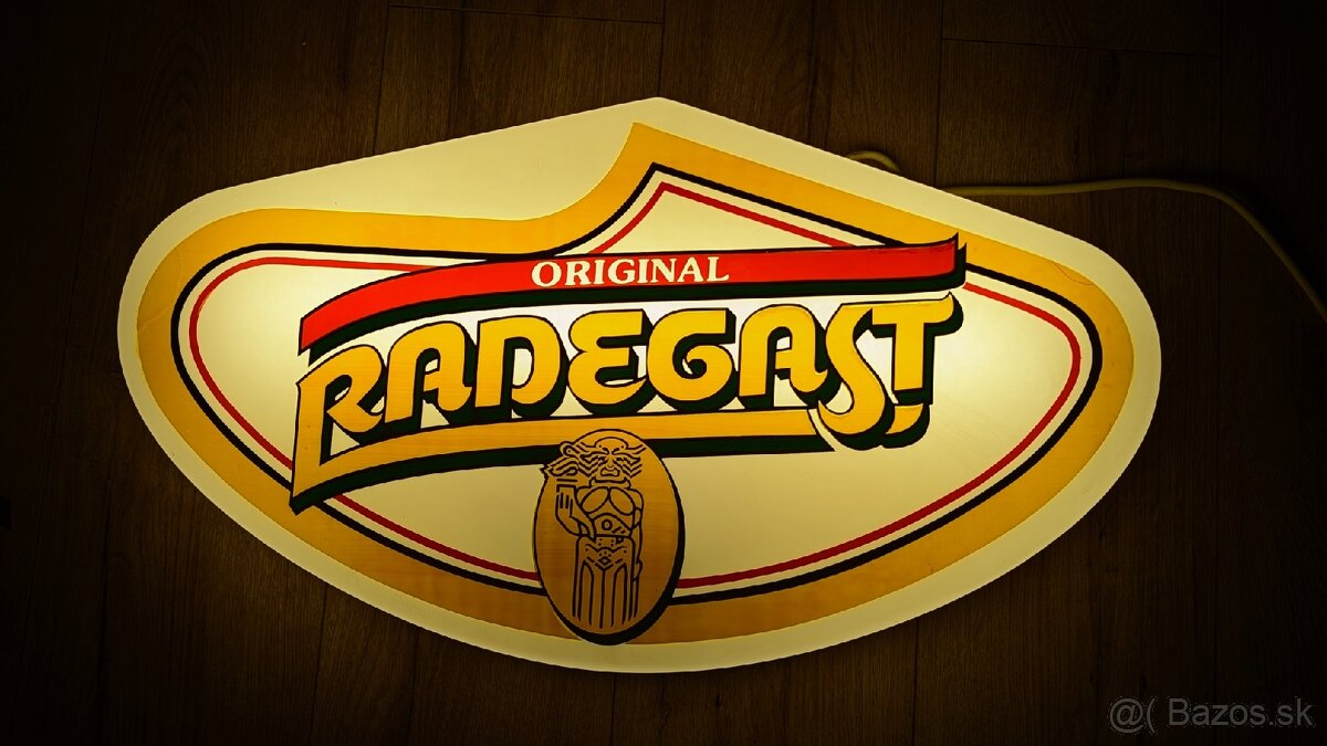 Svetelná reklama Radegast