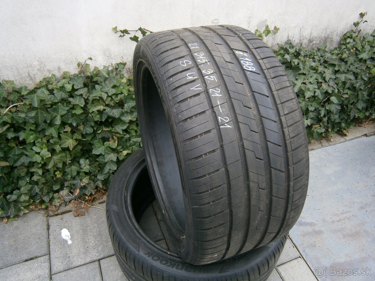 Predám 2x letné pneu Hankook SUV 315/35 R21 111YXL