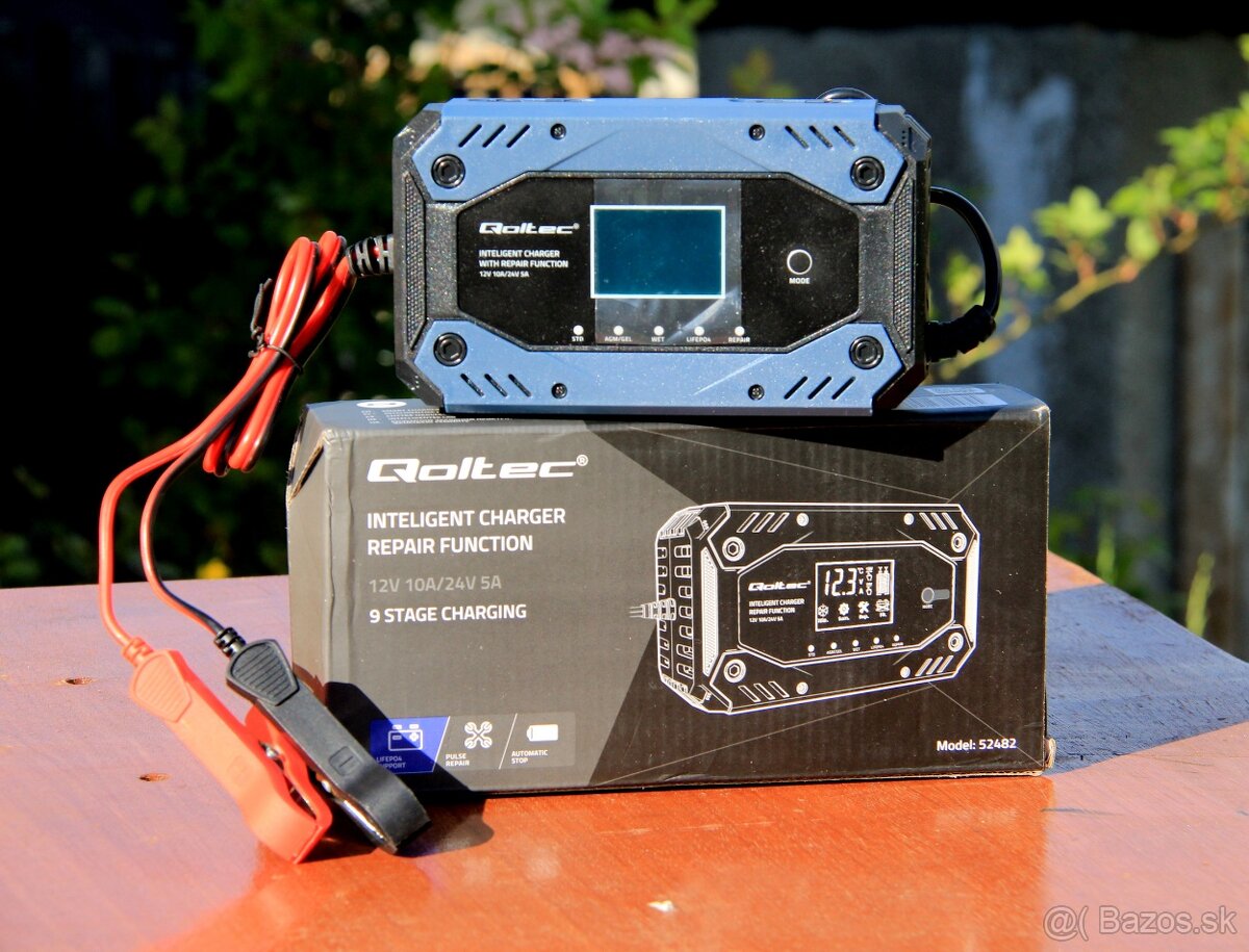 Nabíjačka autobatérií 12V a 24V