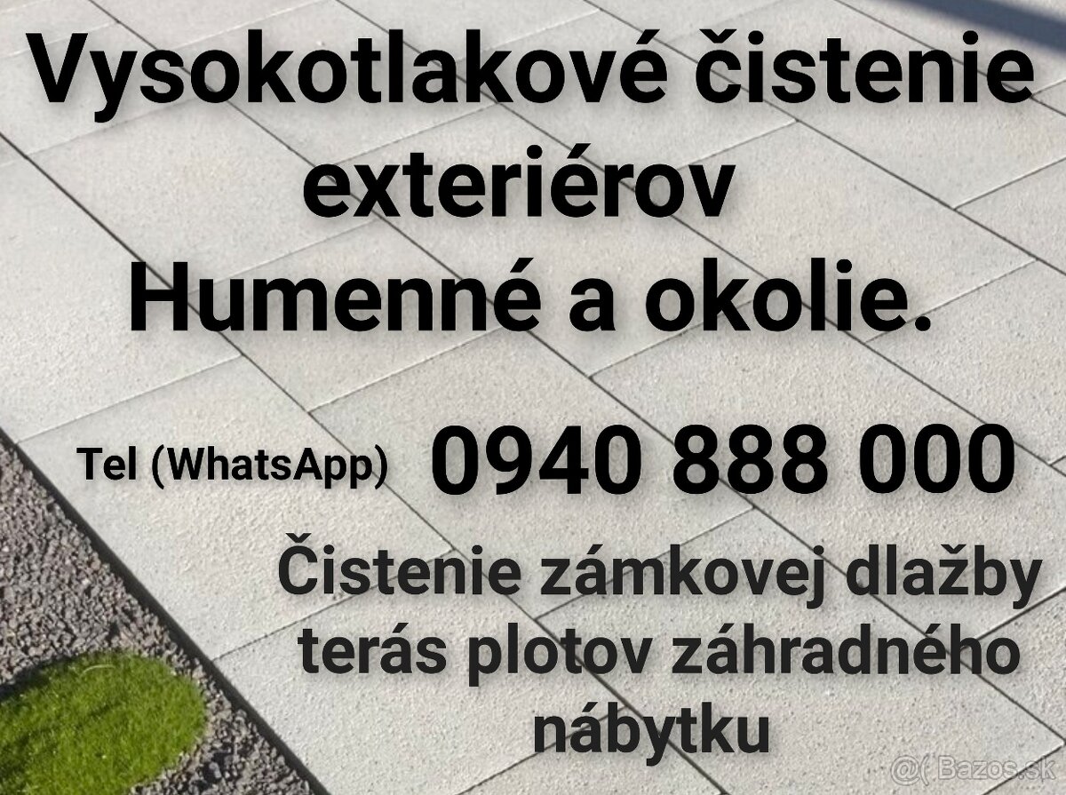 Čistenie zámkovej dlažby