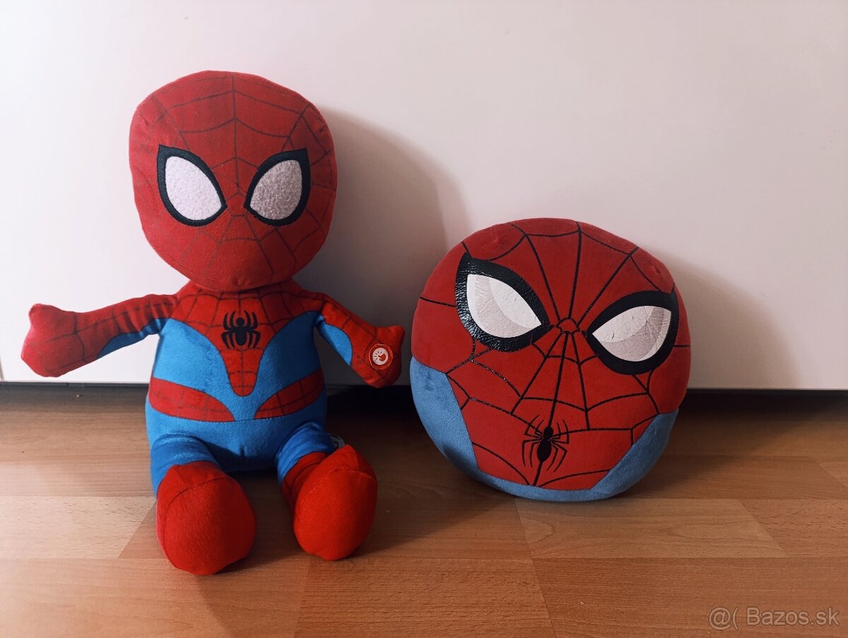 Plyšová hračka Spiderman a vankúšik