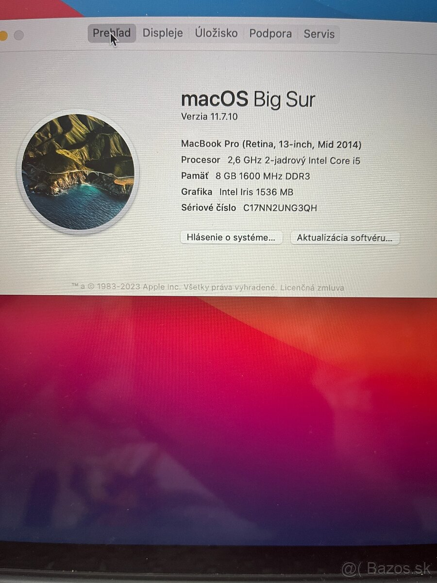 Macbook pro 13"
