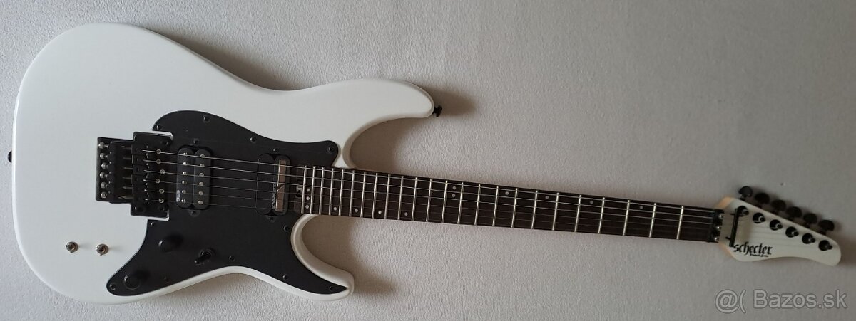 Schecter Sun Valley SS FR-S White with Sustainiac