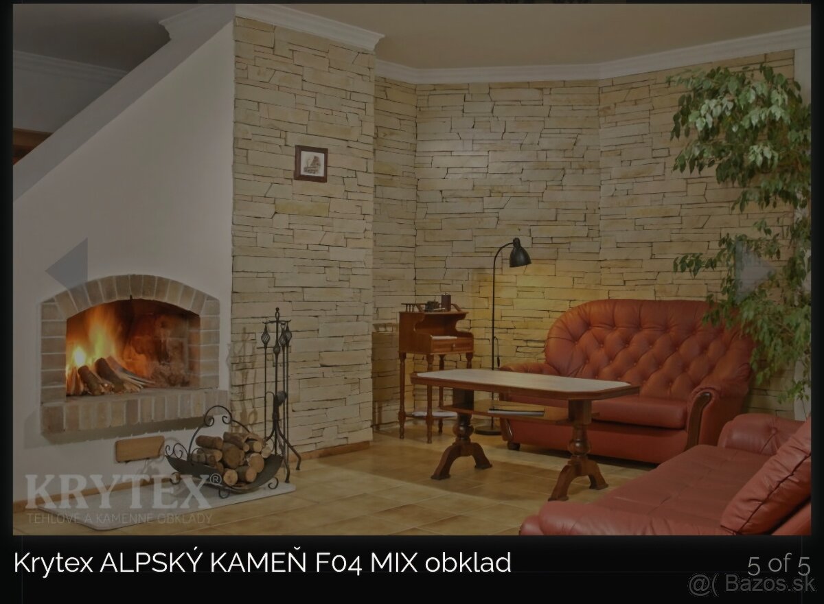 Kamenny obklad Krytex ALPSKÝ KAMEŇ F04 MIX