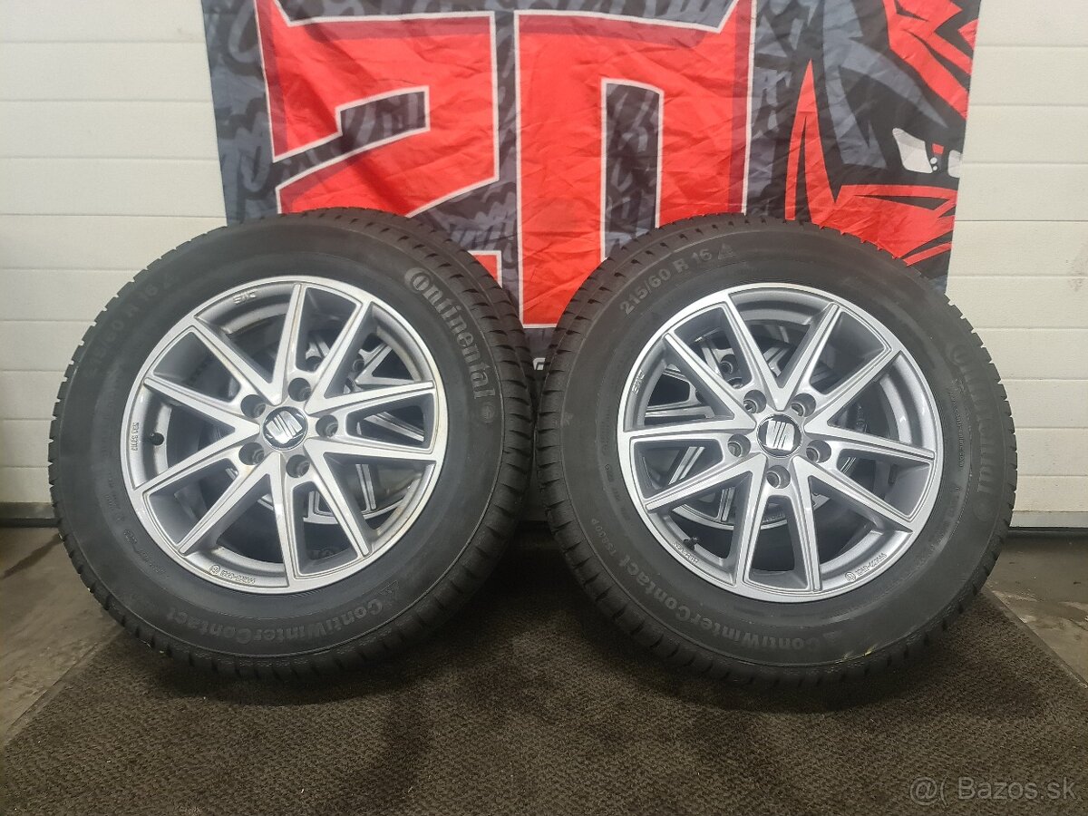 CMS 5X112 R16 + ZIMNE PNEU 215/60 R16