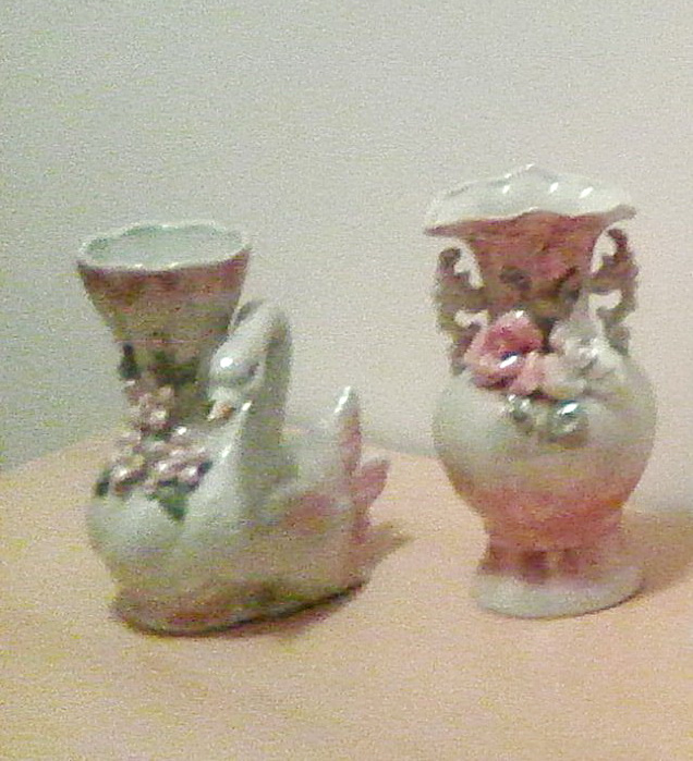 Vázy porcelánové súprava 2 kusy