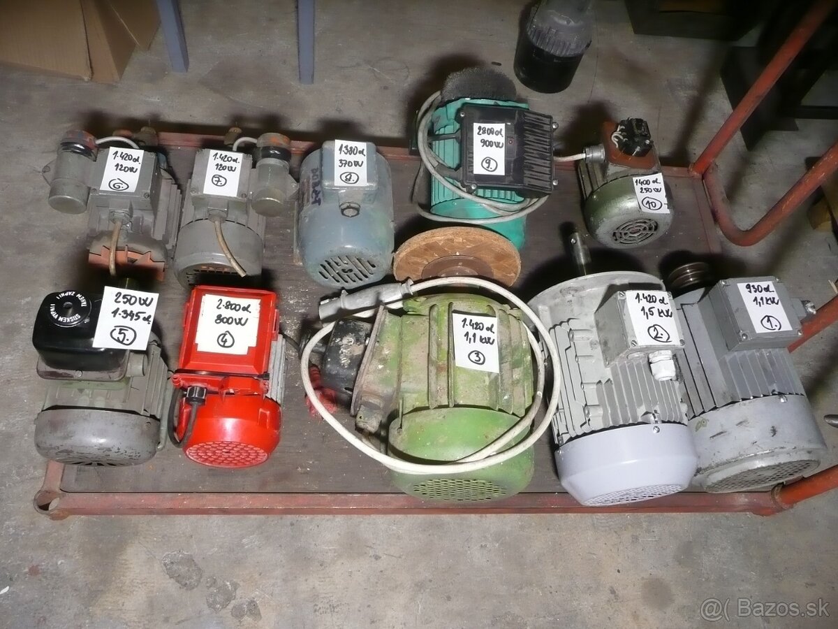 predám elektromotory