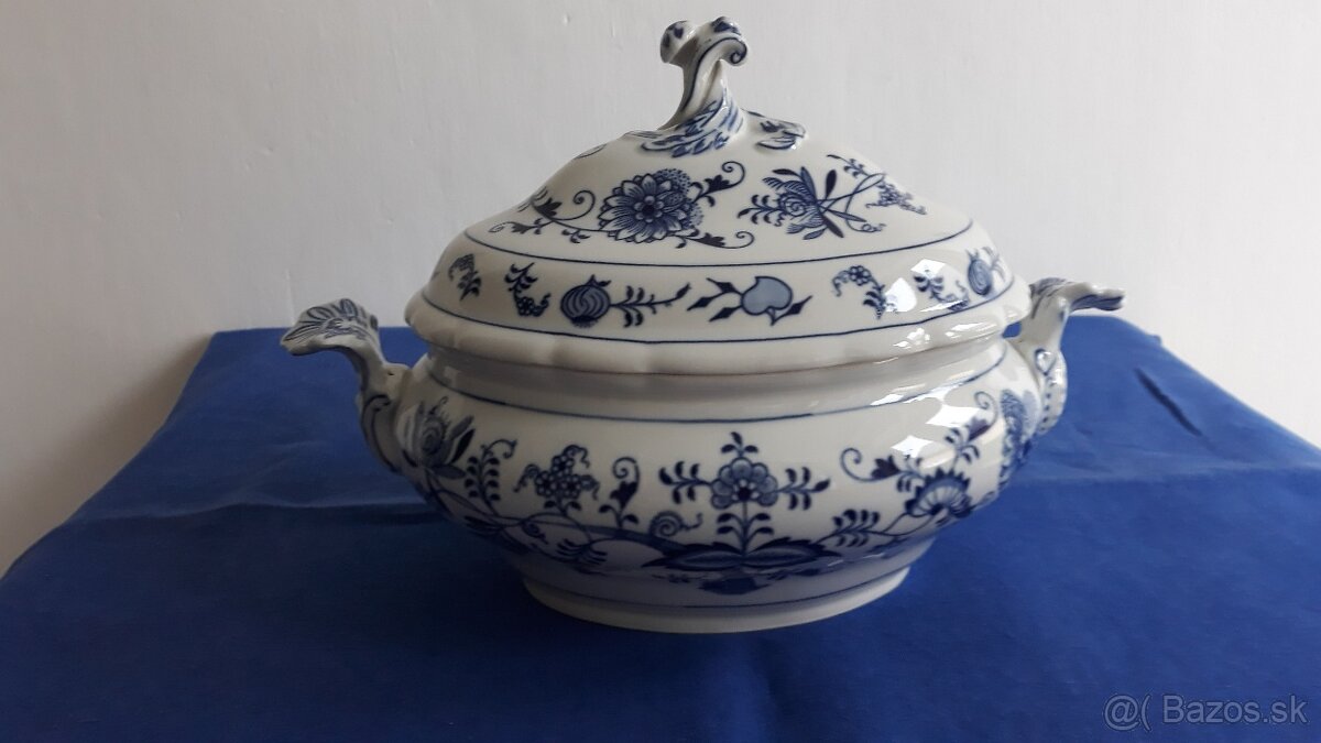 Porcelánový servis, cibulkový vzor