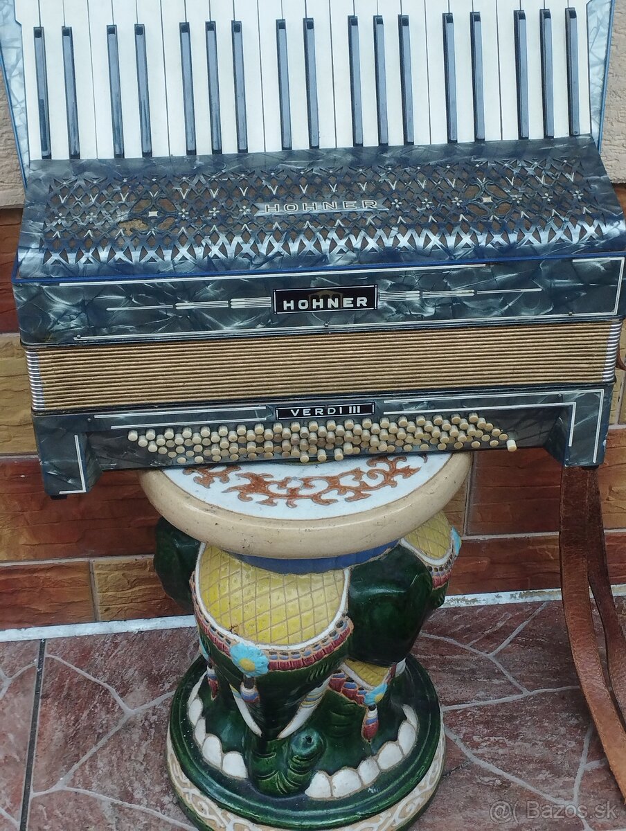Harmonika akordeón heligonka Hohner,delicia ,