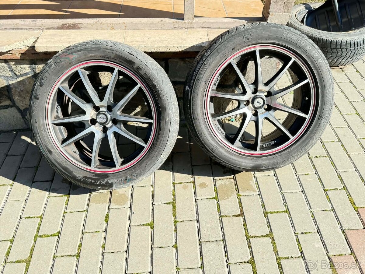 Predám elektróny 5x100 r17 z Golf IV