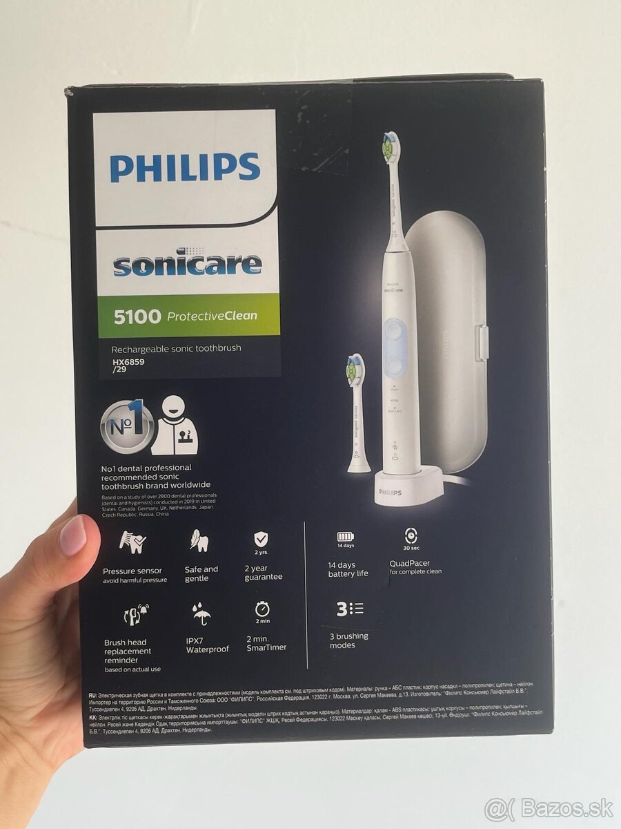 Philips Sonicare sonická zubná kefka 5100 - biela