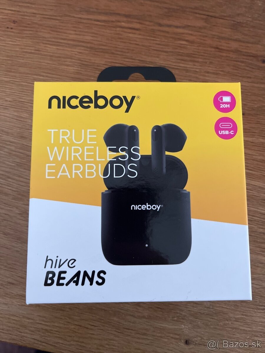 Bezdrôtové Slúchadlá s mikrofónom Niceboy HIVE Beans