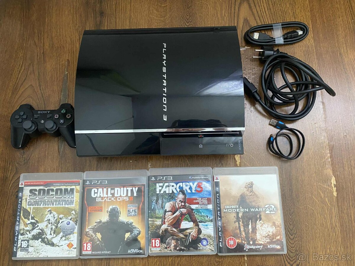 Playstation 3 FAT 60GB CECHC04 - přehraje i PS2 hry