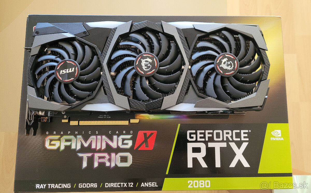 RTX 2080 MSI Gaming Trio X 8GB