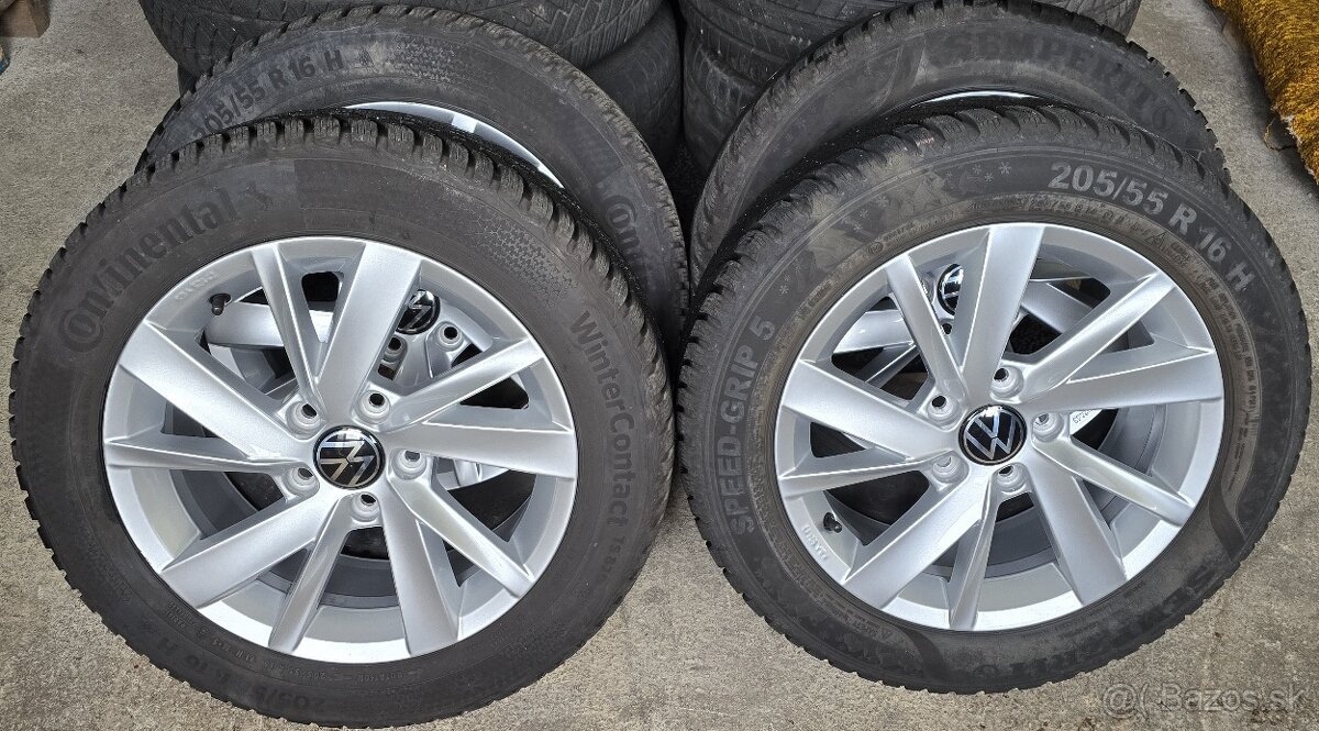 5x112,r16,6,5J,et46,originál VW-205-55-Continental-2024-8mm+