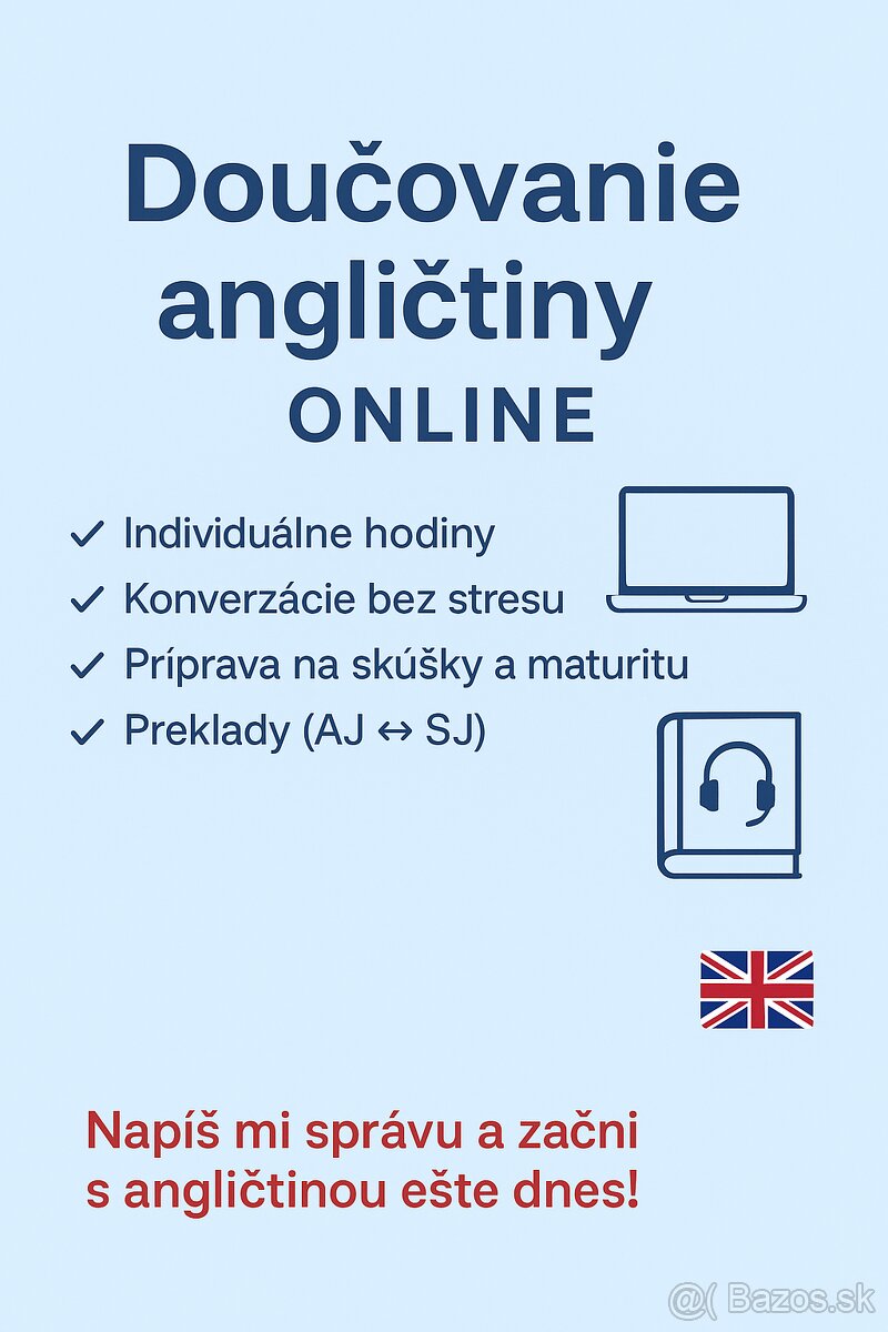 Doučovanie angličtiny – efektívne, zrozumiteľne a s úsmevom