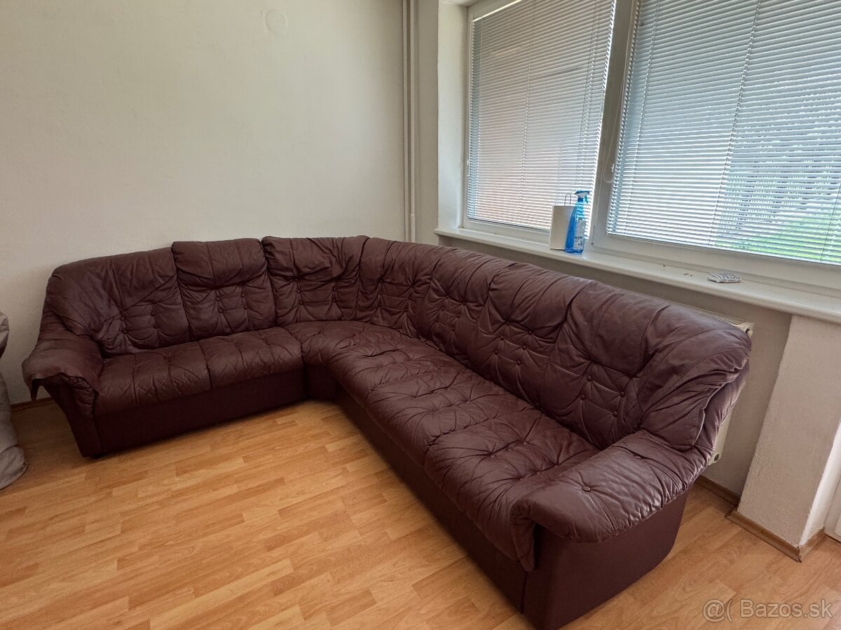 Kožená sedacia súprava