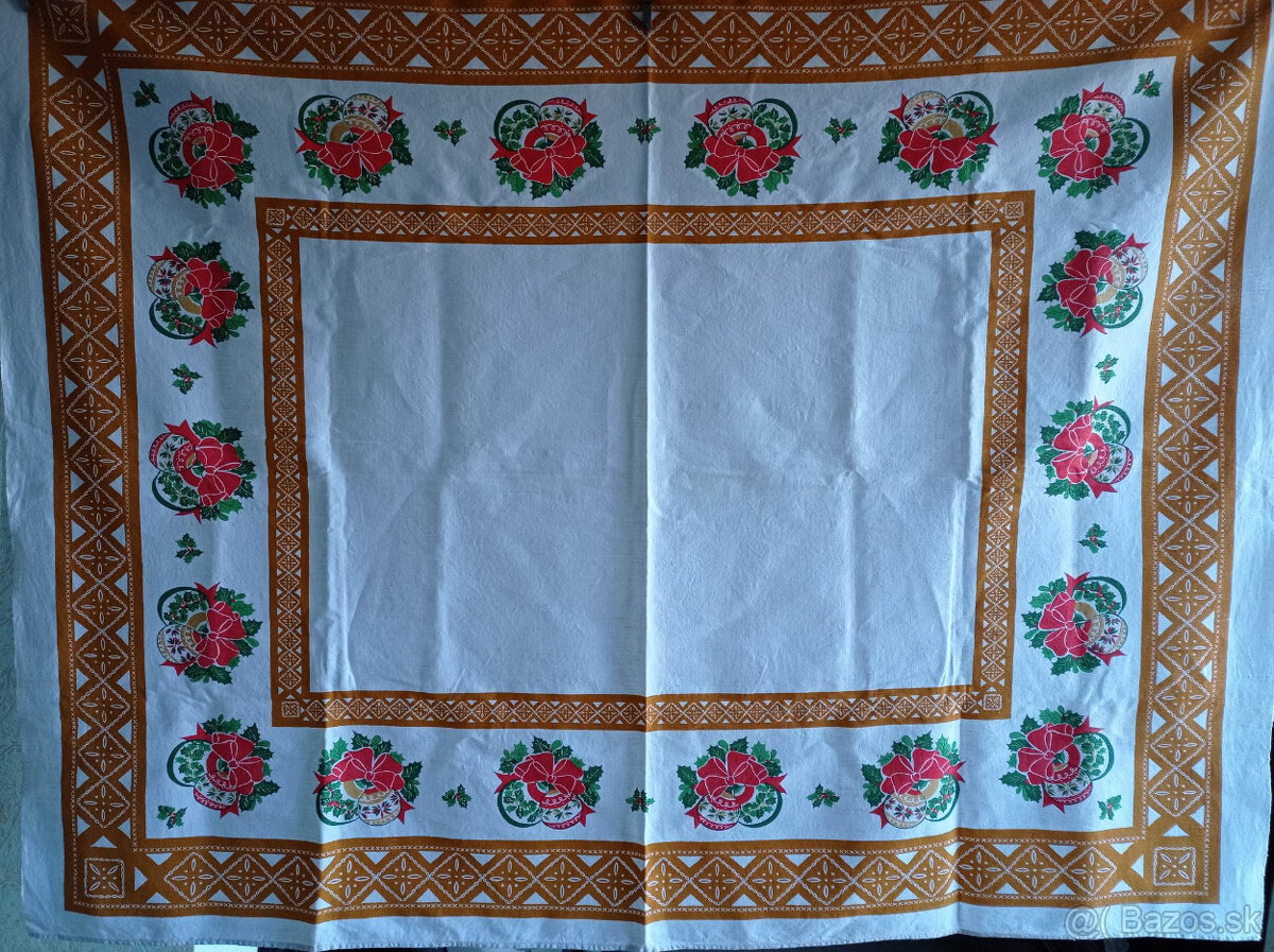 Retro vianočné obrusy