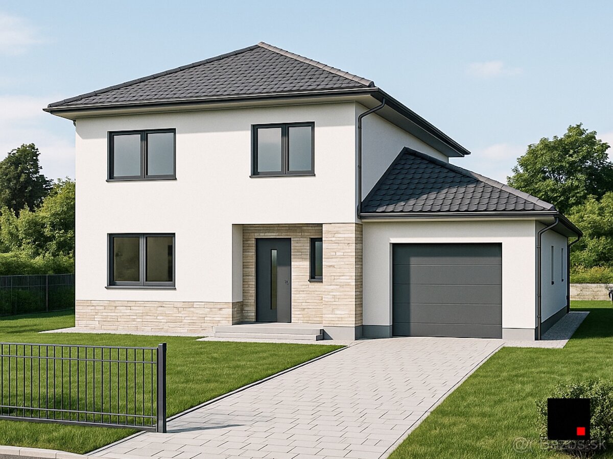 RODINNÝ DOM S PROJEKTOM A STAVEBNÝM POVOLENÍM