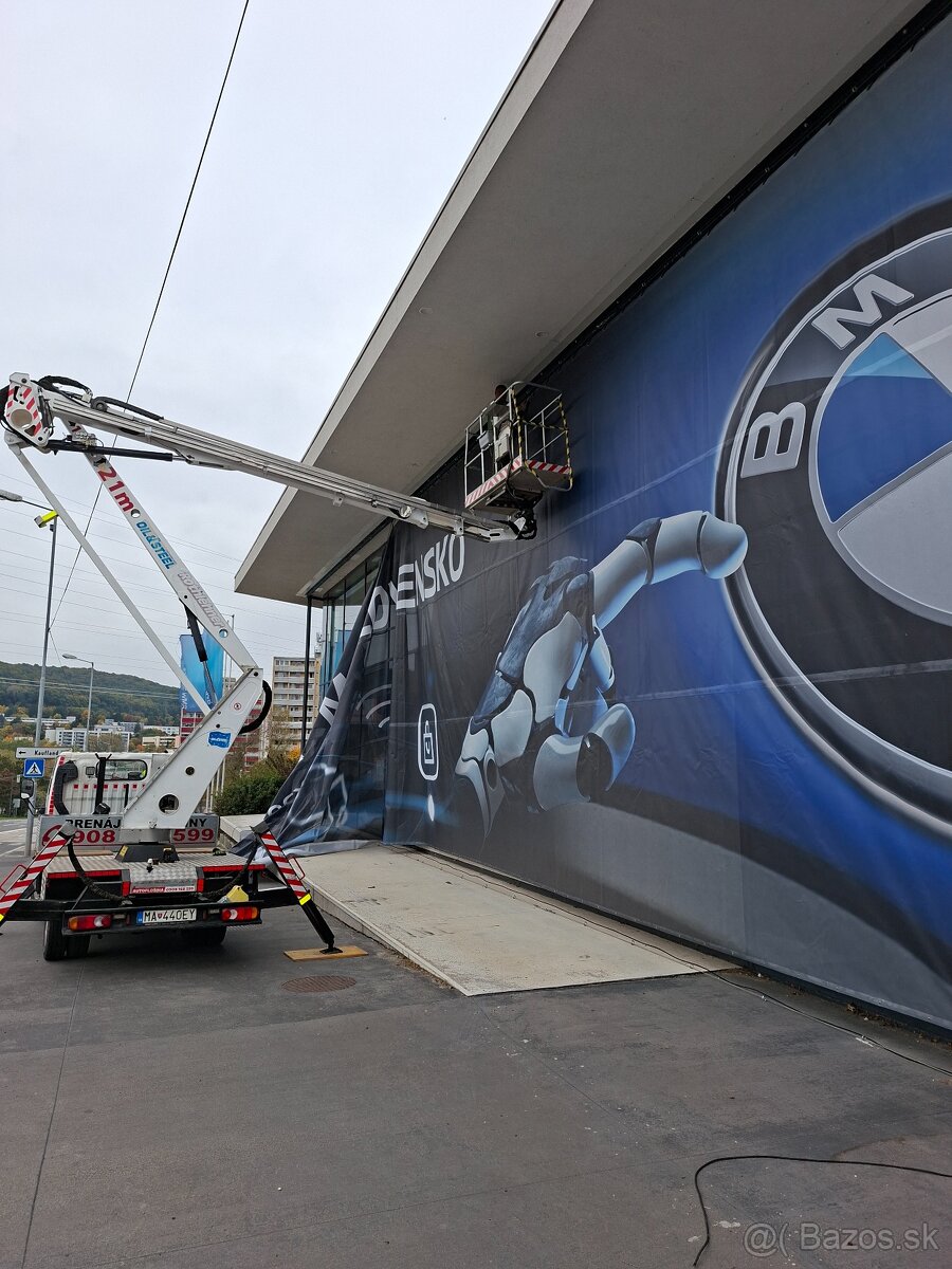 Prenájom plošiny 21m