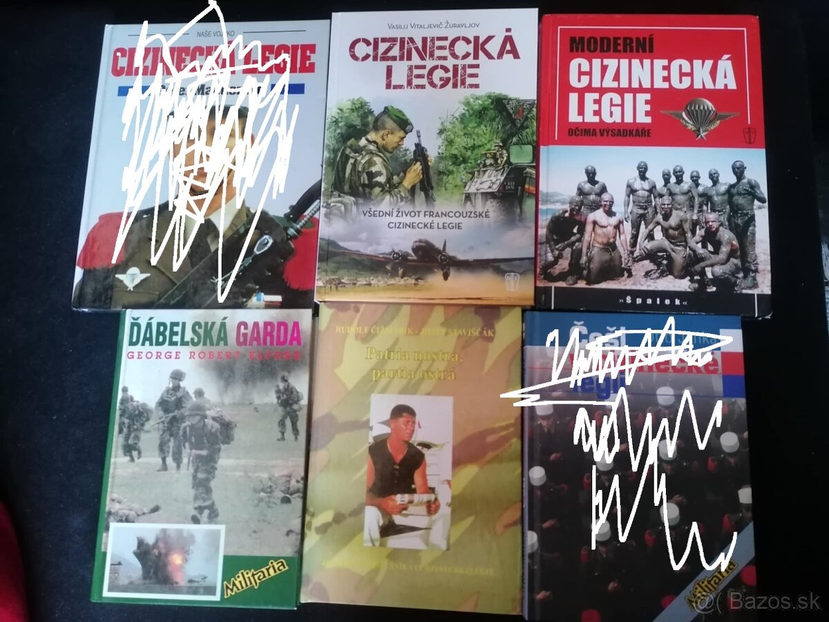 predám knihy Cudzinecká légia