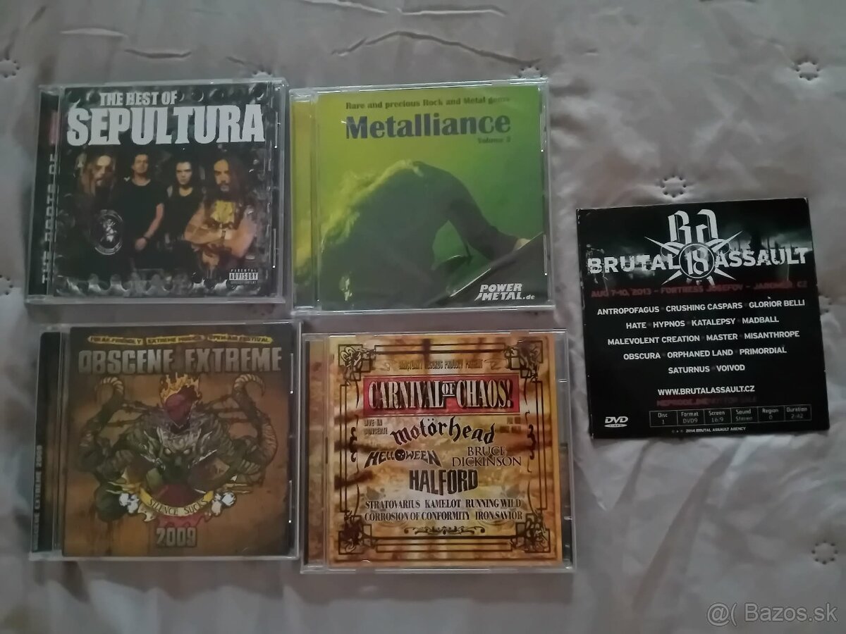 Predam metalove CD - vyberovky