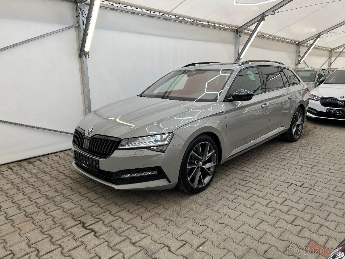 Škoda Superb III combi 2.0TDi,140kW,DSG,Sportline,LED,WebPan