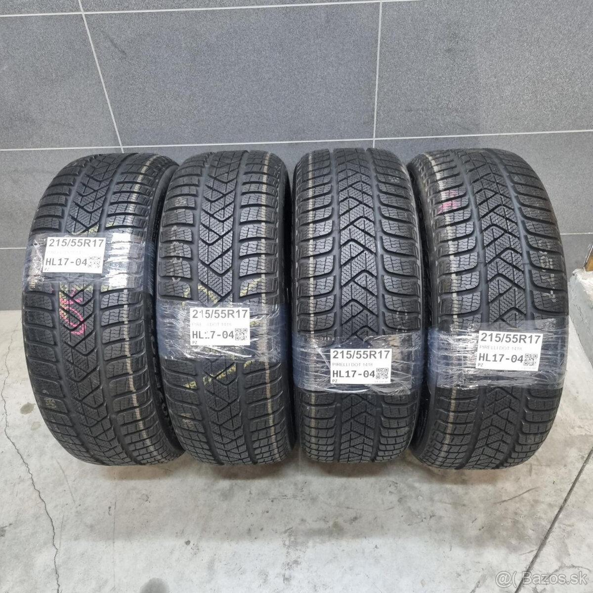 Zimné pneumatiky 215/55 R17 PIRELLI DOT1418