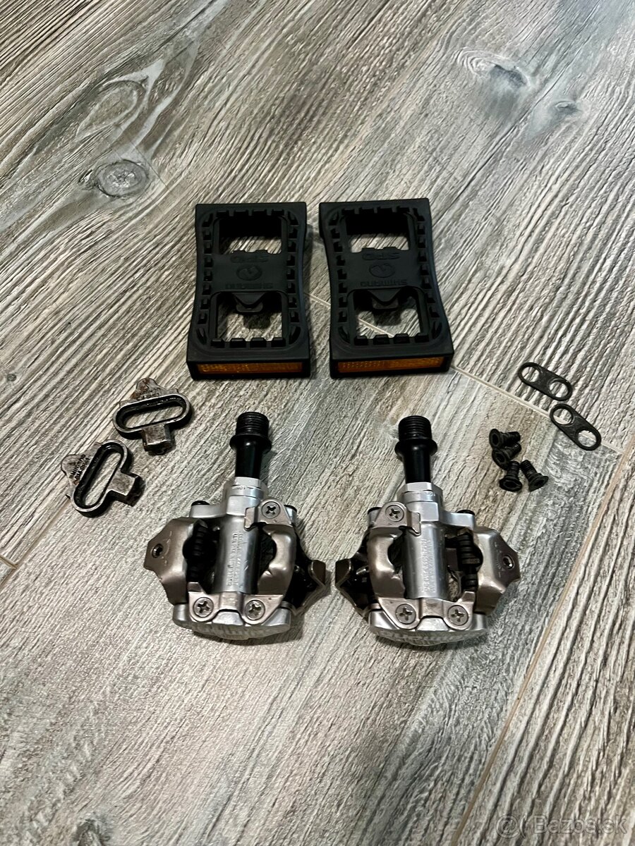 Shimano Pd-M540 pedále + zar. Sm-Sh51 + adapter Pd22