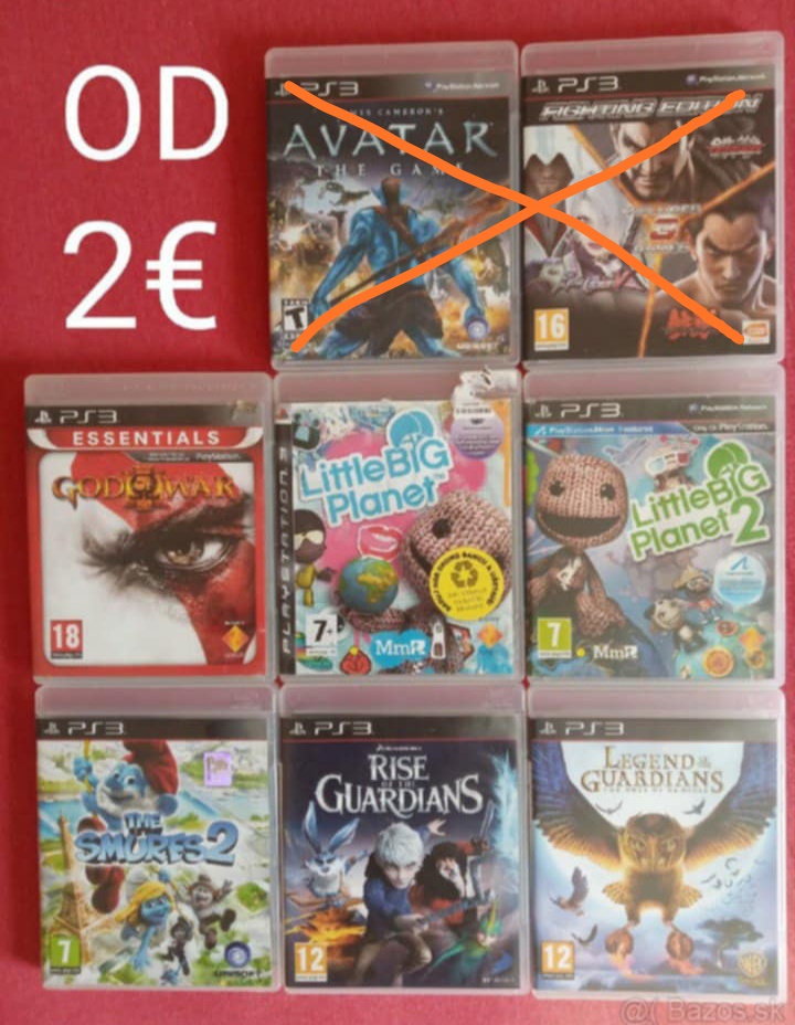 Hry na playstation 3.