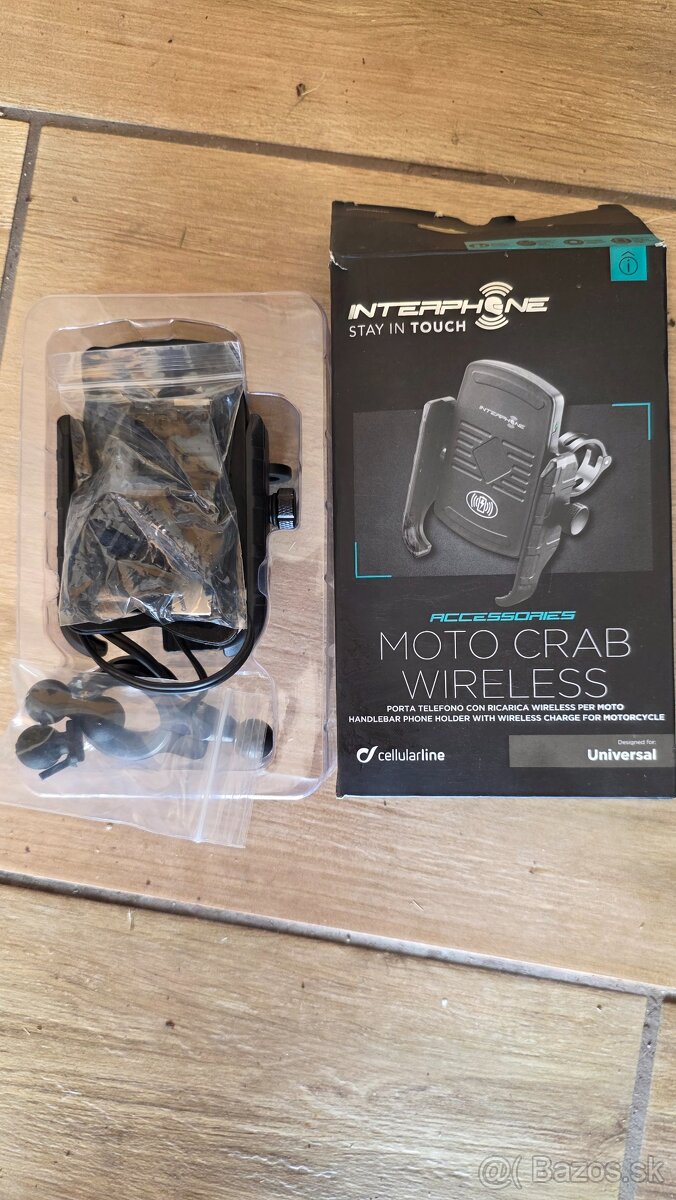 Predam drziak na mobil INTERPHONE s bezdratovym nabijanim